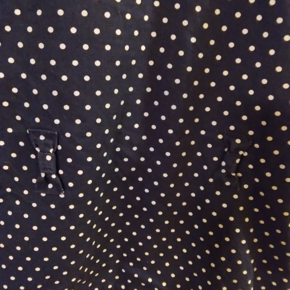 🔴3/$10🔴 Crazy 8 girls sz 7-8 Navy polka-dot jacket - Picture 3 of 9